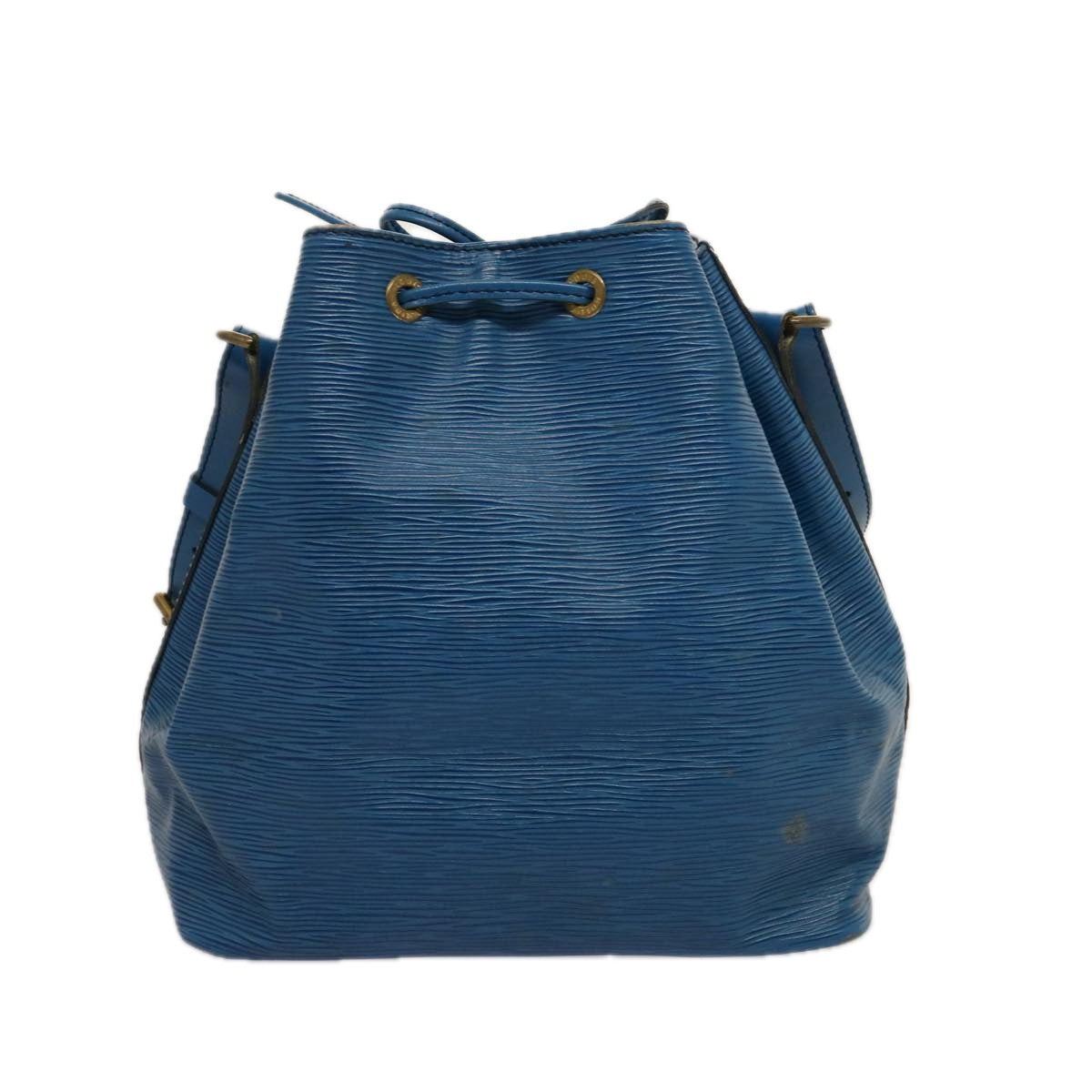 LOUIS VUITTON Epi Petit Noe Shoulder Bag Blue M44105 LV th4933
