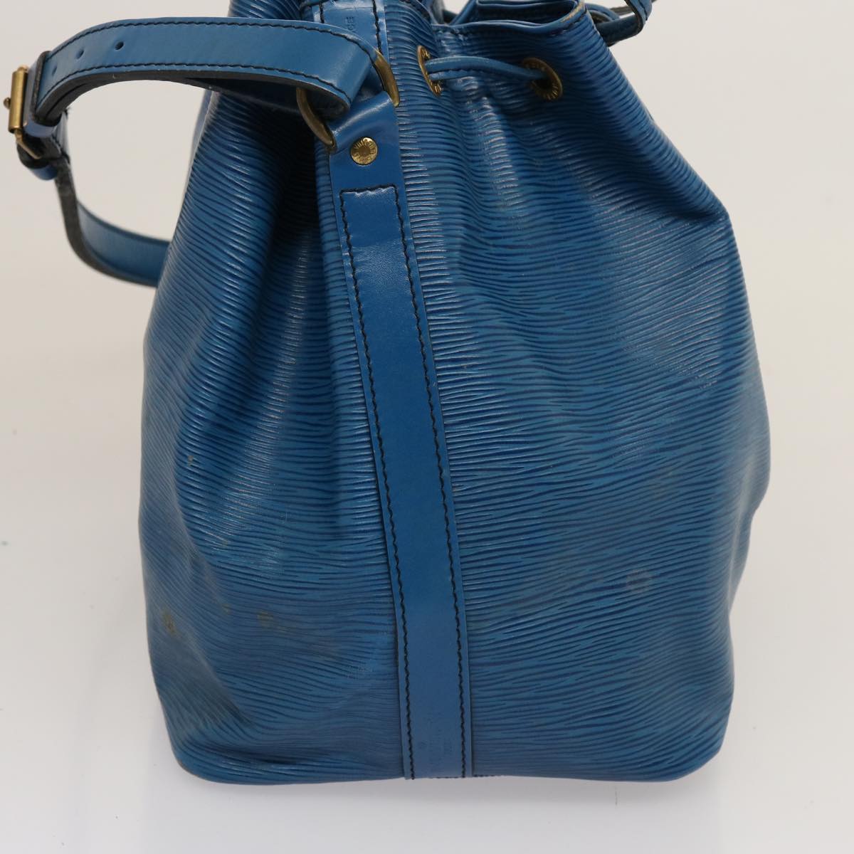 LOUIS VUITTON Epi Petit Noe Shoulder Bag Blue M44105 LV th4933