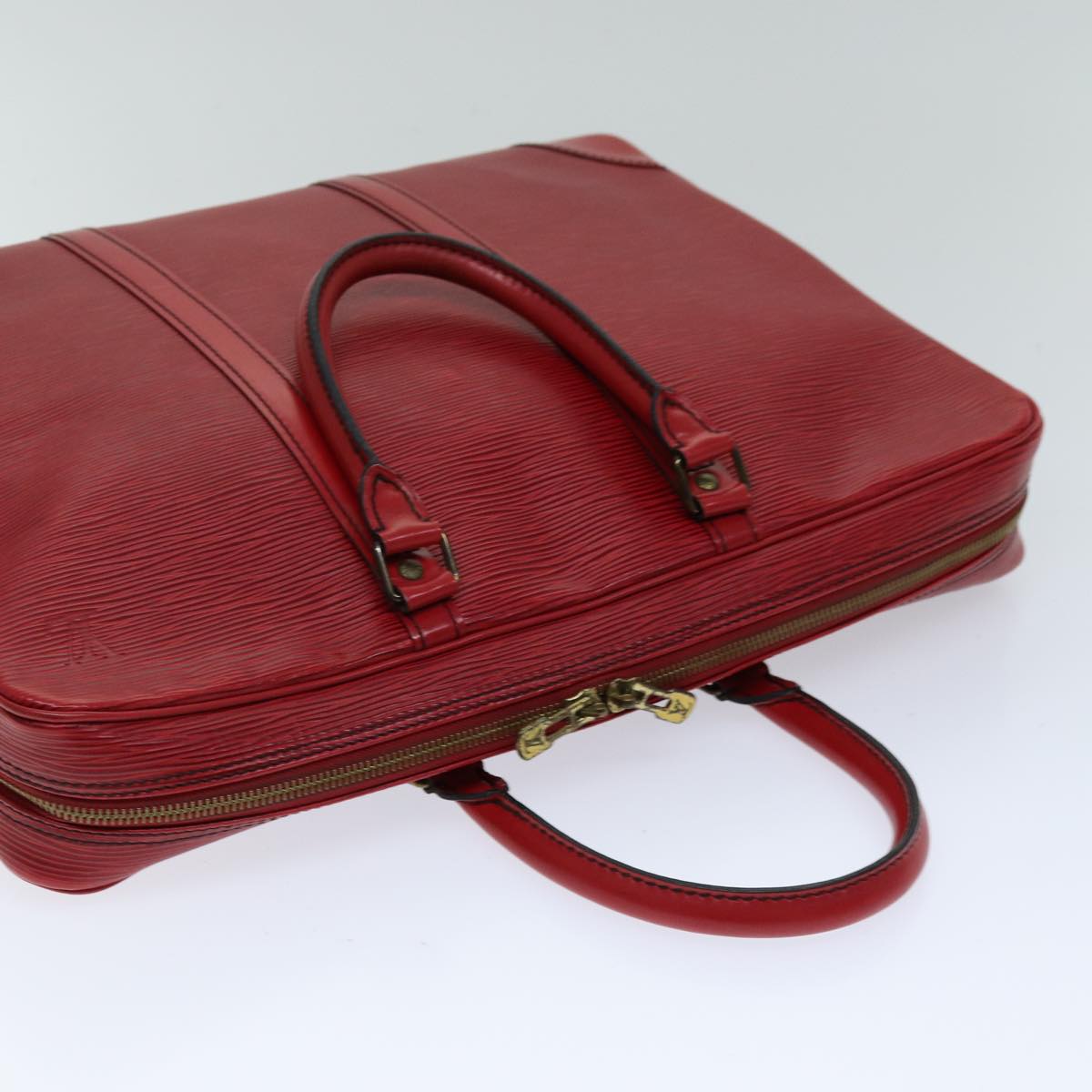 LOUIS VUITTON Epi Porte Documents Voyage Business Bag Red M54477 LV th4936