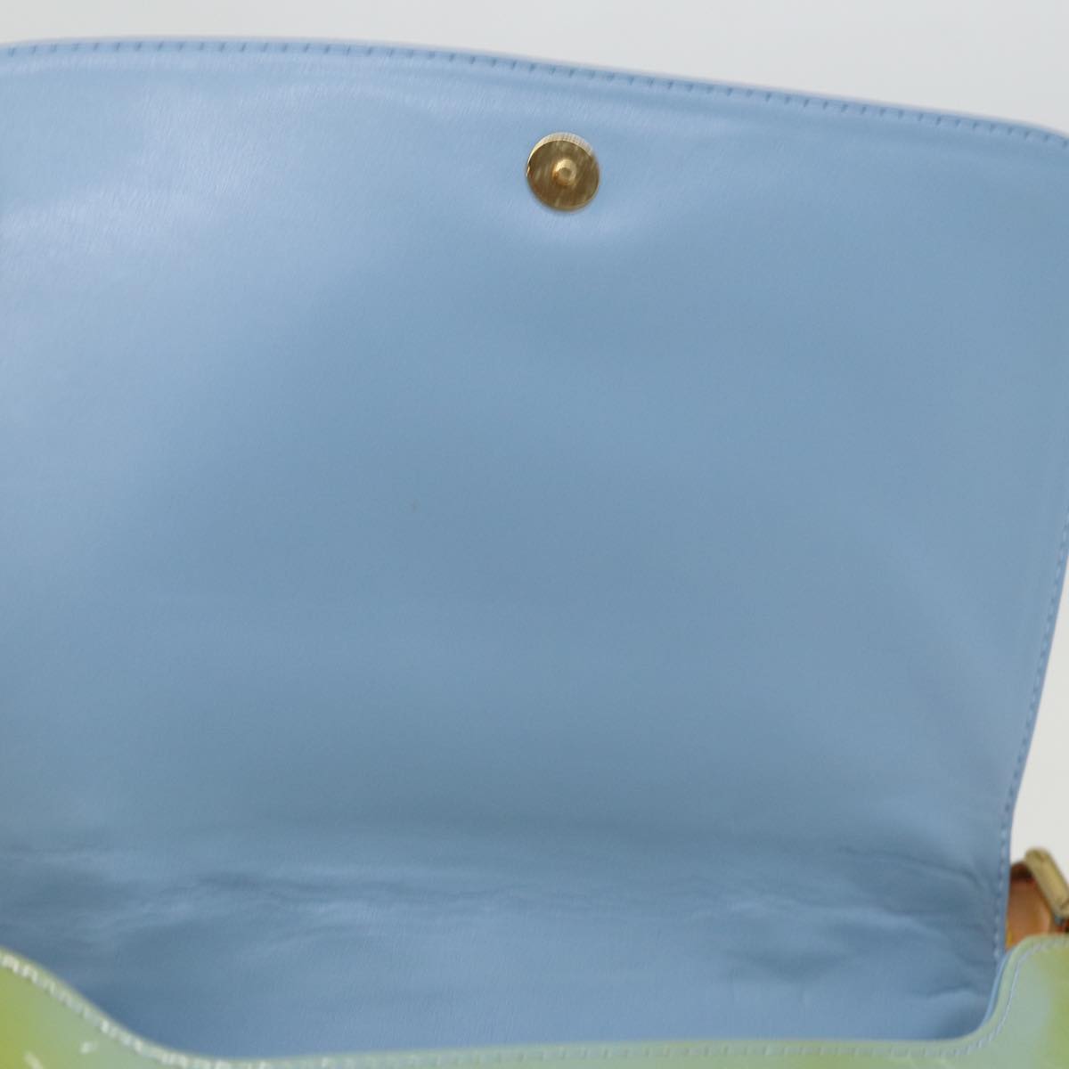 LOUIS VUITTON Monogram Vernis Thompson Street Bag Baby Blue M91009 th4937