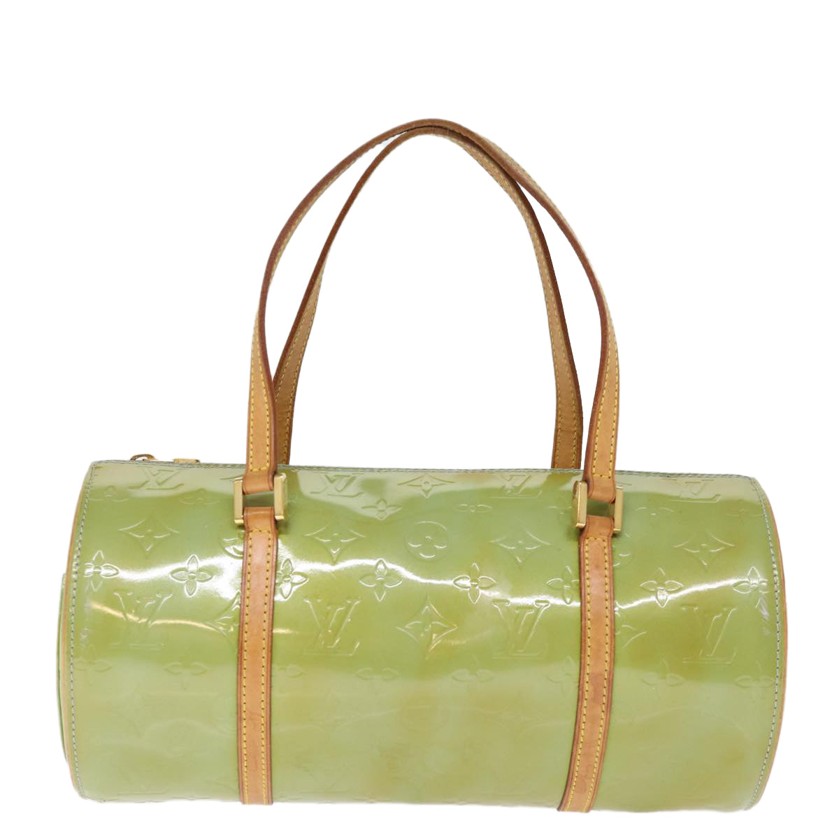 LOUIS VUITTON Monogram Vernis Bedford Hand Bag Baby Blue M91007 LV th4938
