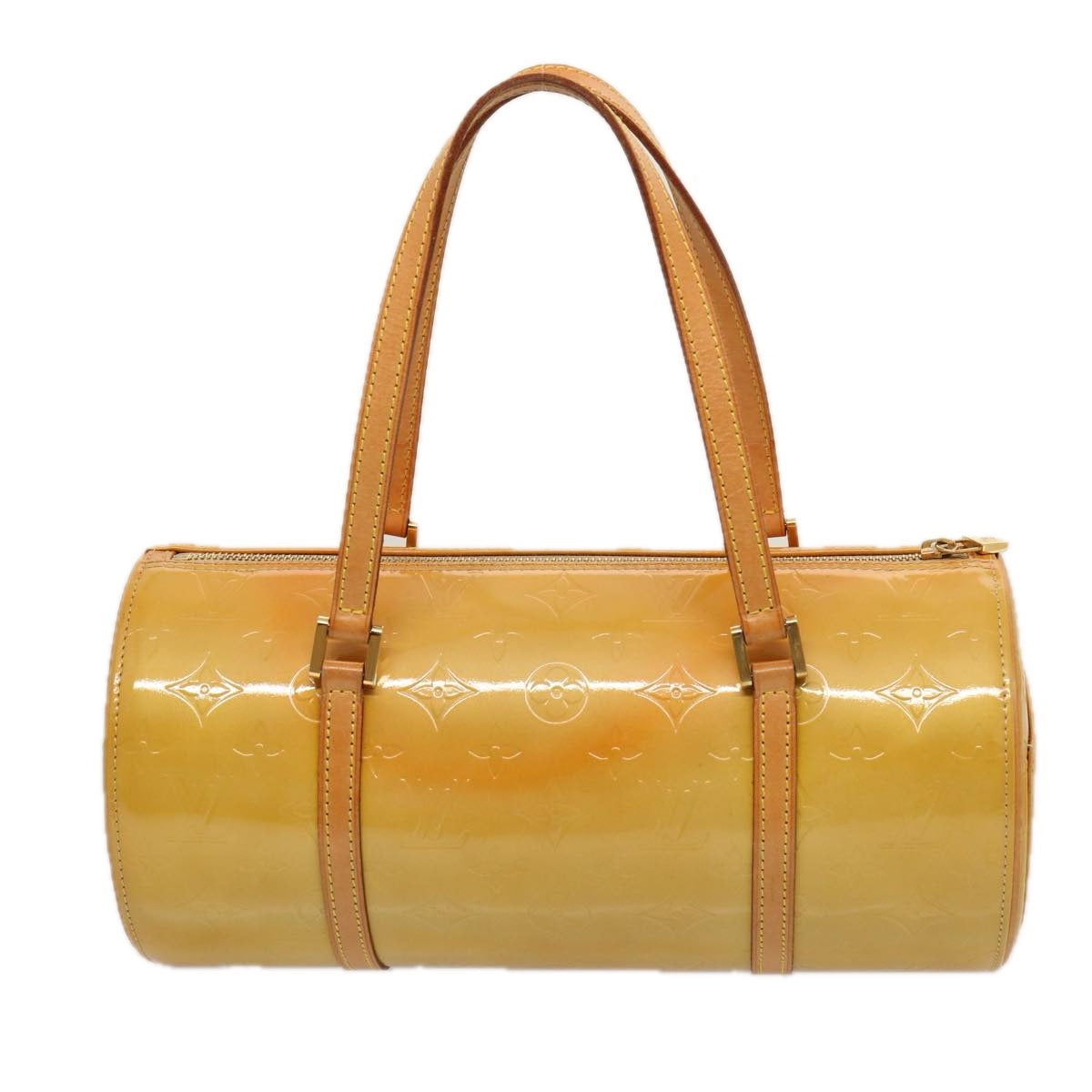LOUIS VUITTON Monogram Vernis Bedford Hand Bag Beige M91006 LV th4939