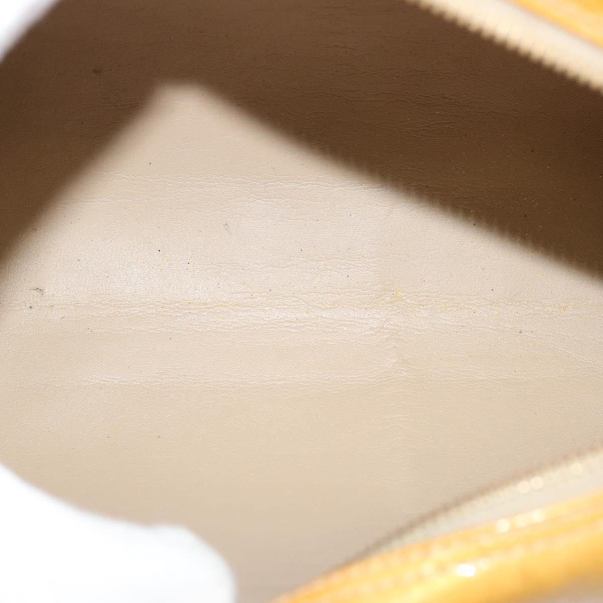 LOUIS VUITTON Monogram Vernis Bedford Hand Bag Beige M91006 LV th4940