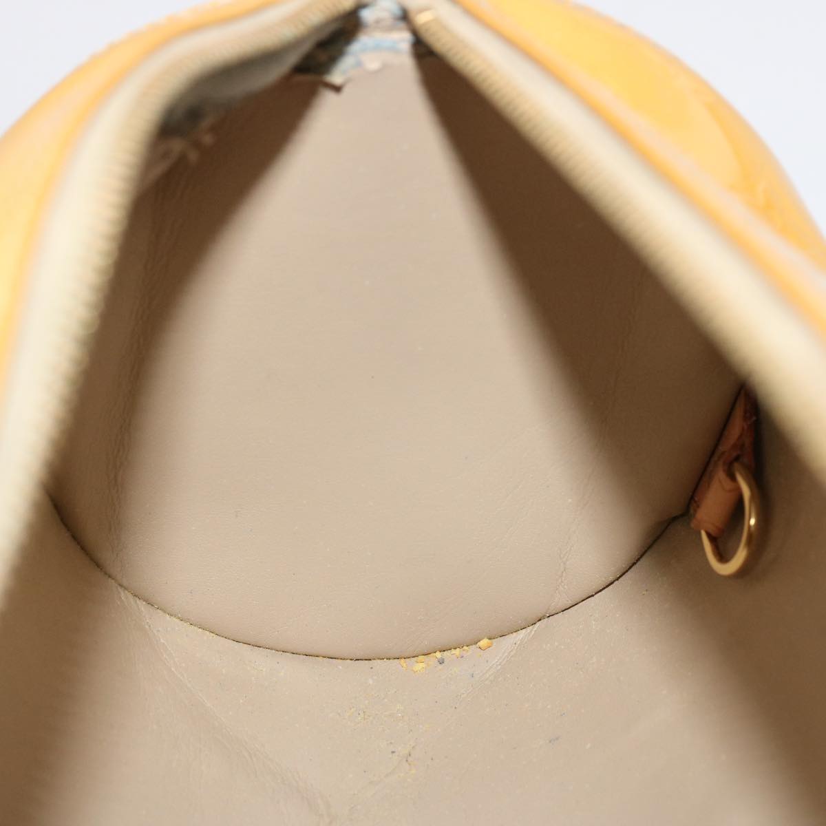 LOUIS VUITTON Monogram Vernis Bedford Hand Bag Beige M91006 LV th4940