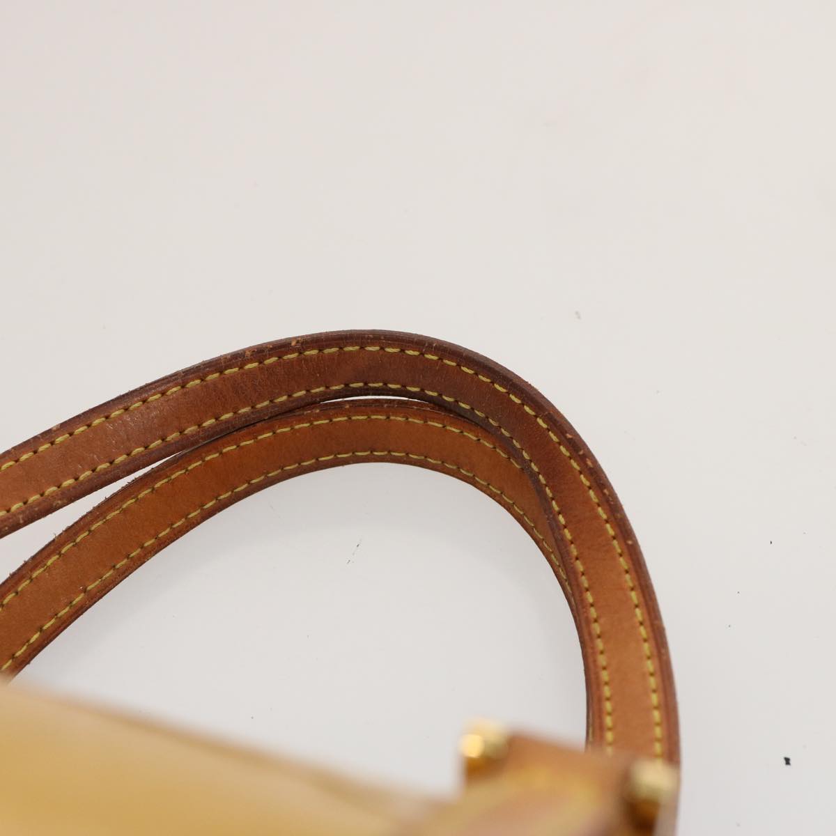 LOUIS VUITTON Monogram Vernis Bedford Hand Bag Beige M91006 LV th4940