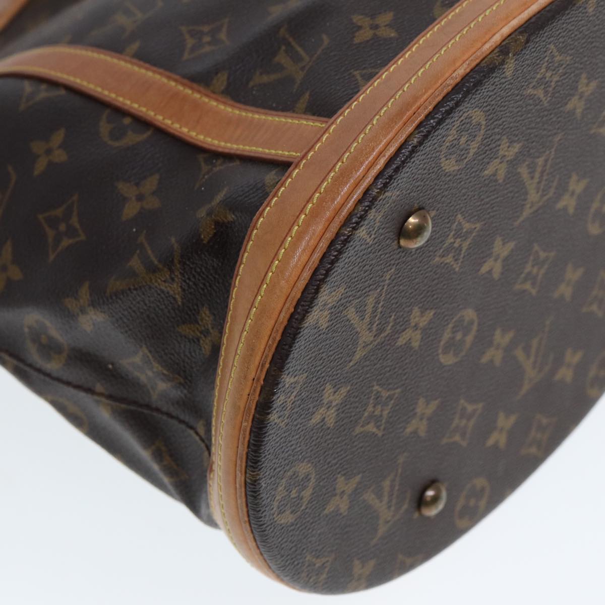 LOUIS VUITTON Monogram Bucket GM Shoulder Bag M42236 LV th5093