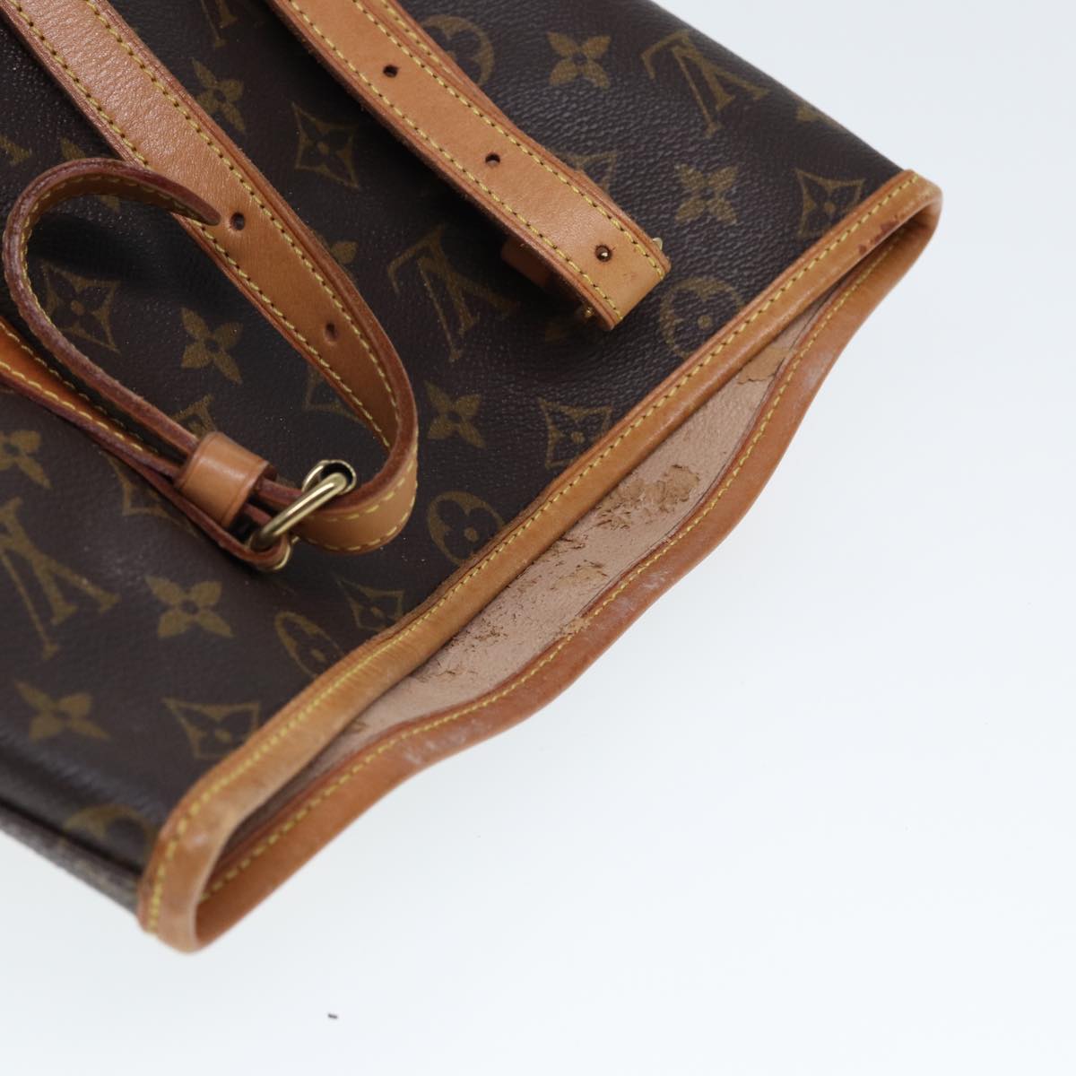 LOUIS VUITTON Monogram Bucket GM Shoulder Bag M42236 LV th5093