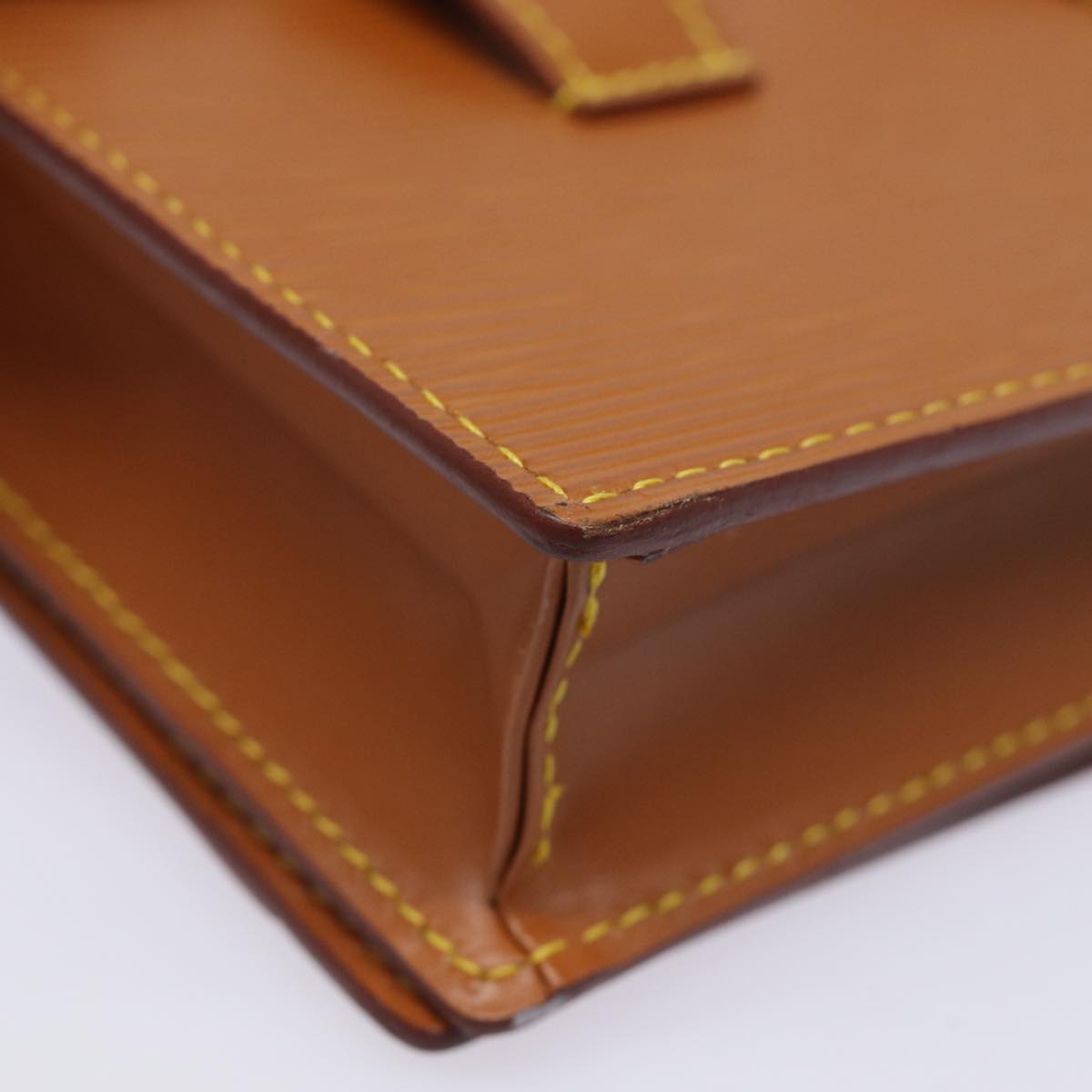 LOUIS VUITTON Epi Tilsitt Pouch Brown M52603 LV th5122