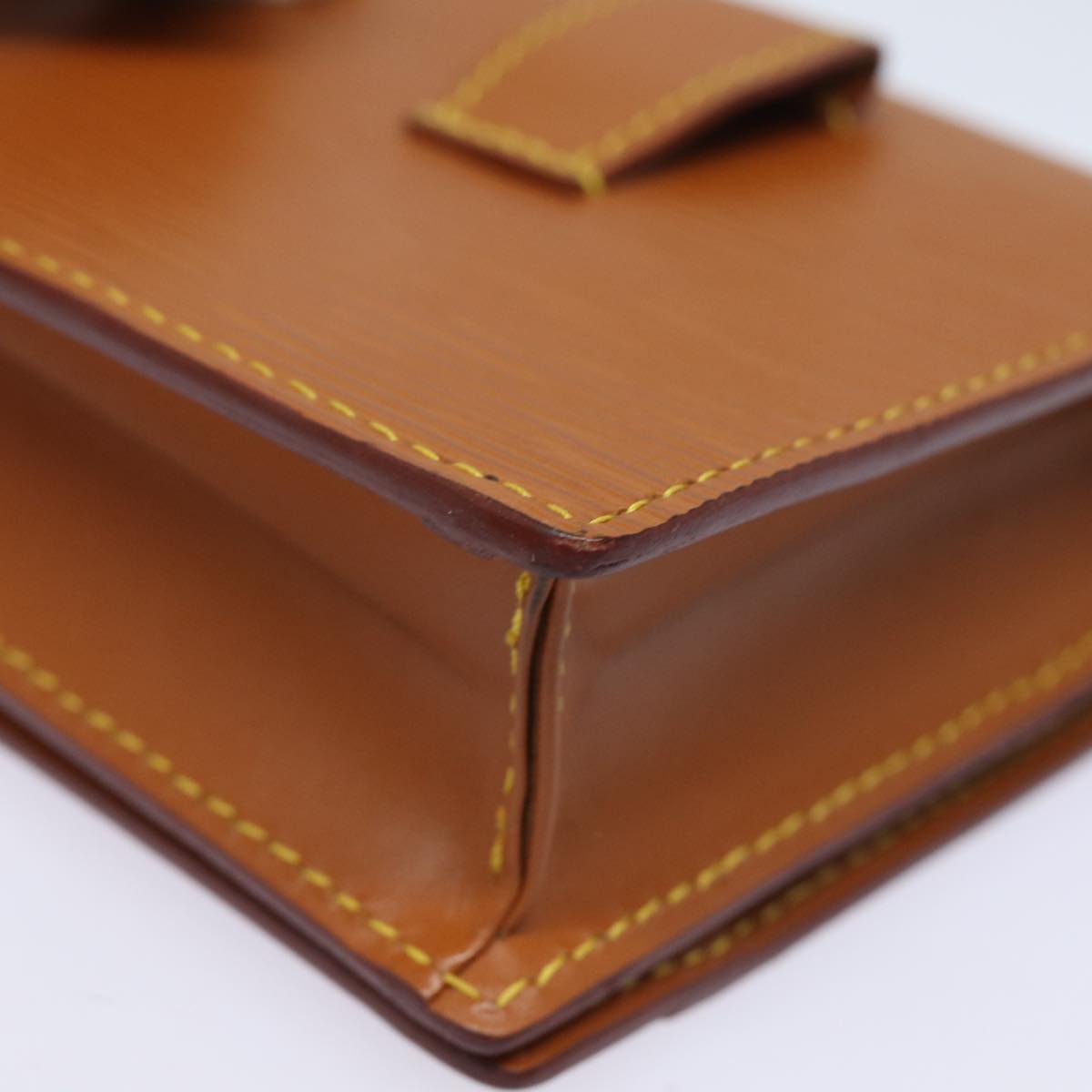 LOUIS VUITTON Epi Tilsitt Pouch Brown M52603 LV th5122