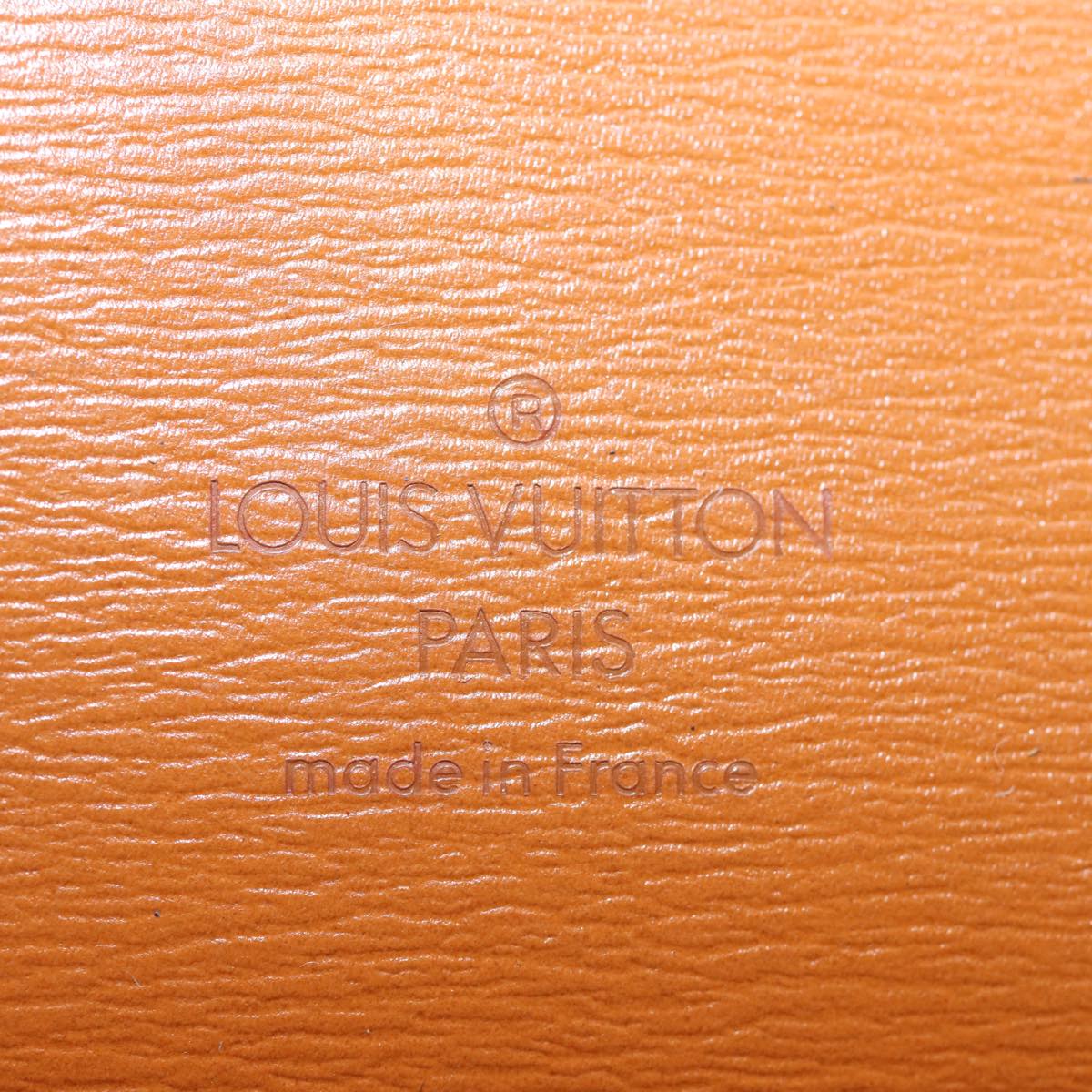 LOUIS VUITTON Epi Tilsitt Pouch Brown M52603 LV th5122