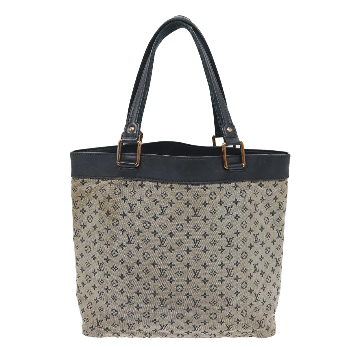 LOUIS VUITTON Monogram Mini Lucille GM Tote Bag Blue M92675 LV th5151