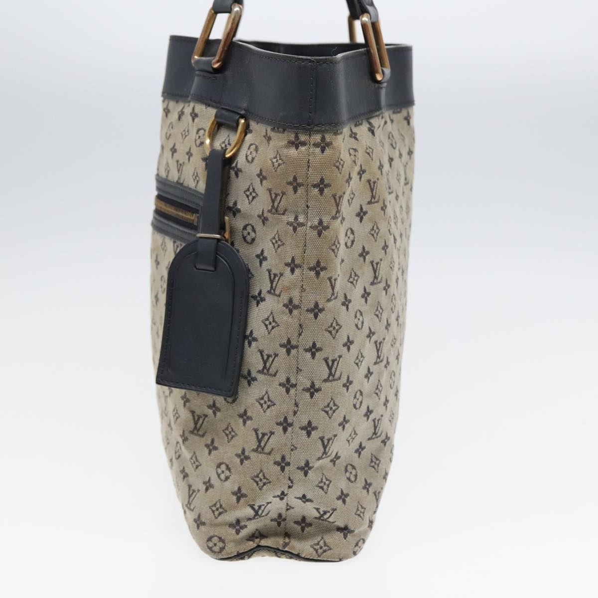 LOUIS VUITTON Monogram Mini Lucille GM Tote Bag Blue M92675 LV th5151