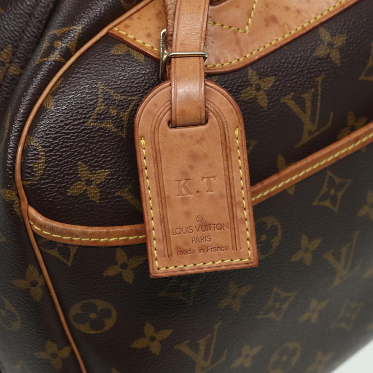 LOUIS VUITTON Monogram Deauville Hand Bag M47270 LV th5155
