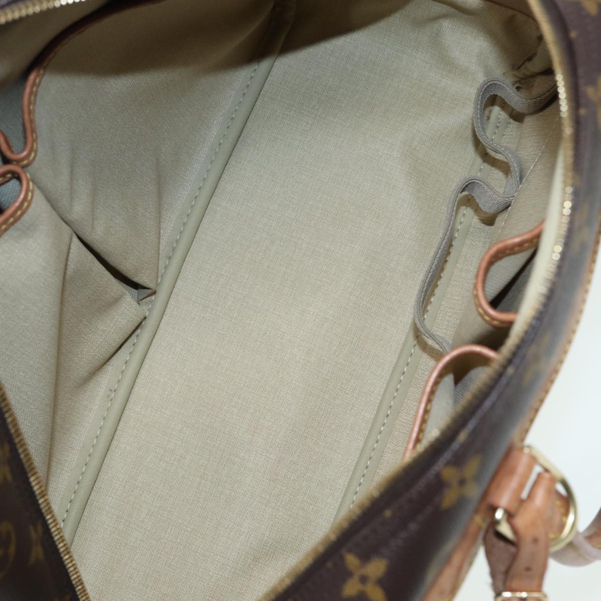 LOUIS VUITTON Monogram Deauville Hand Bag M47270 LV th5155