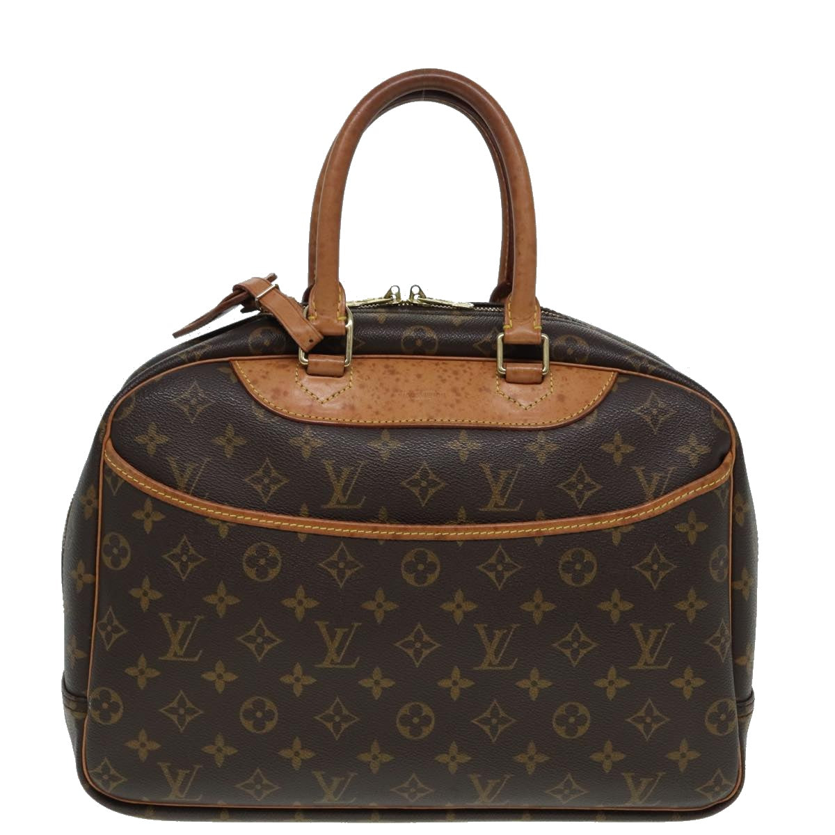 LOUIS VUITTON Monogram Deauville Hand Bag M47270 LV th5155