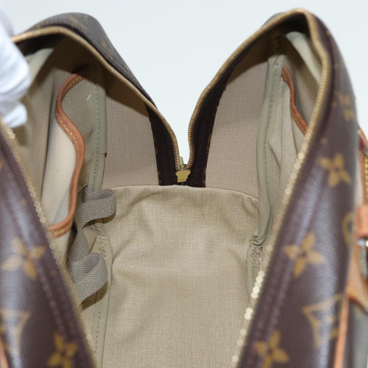 LOUIS VUITTON Monogram Deauville Hand Bag M47270 LV th5155