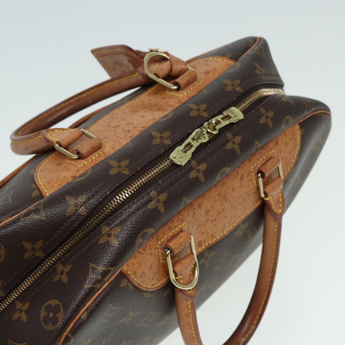 LOUIS VUITTON Monogram Deauville Hand Bag M47270 LV th5155