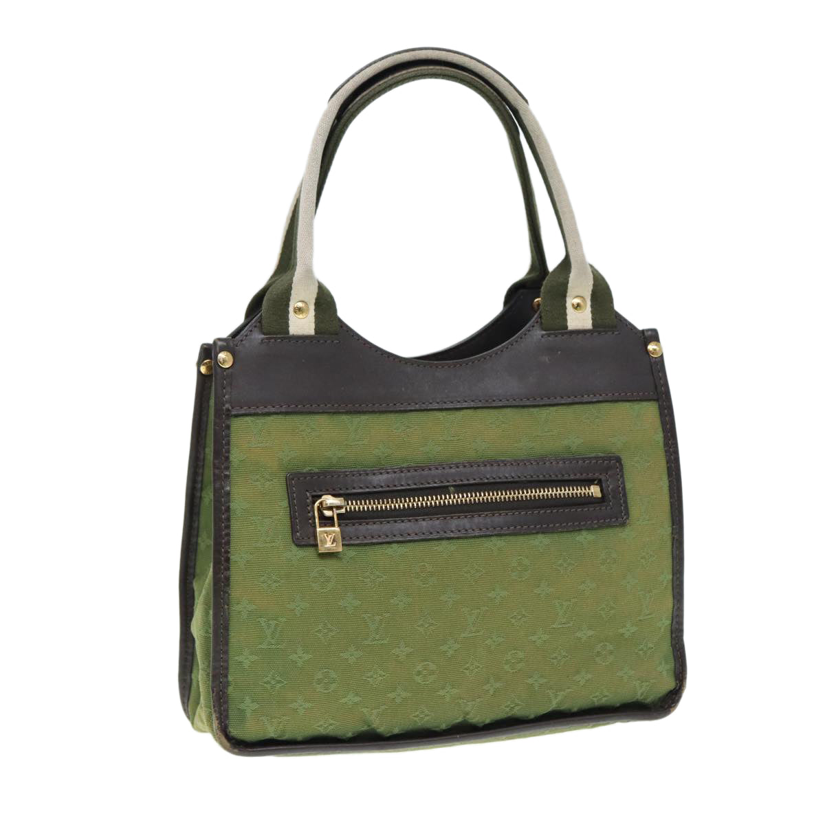 LOUIS VUITTON Monogram Mini Sac Catline Hand Bag TST Khaki M92327 LV th5235