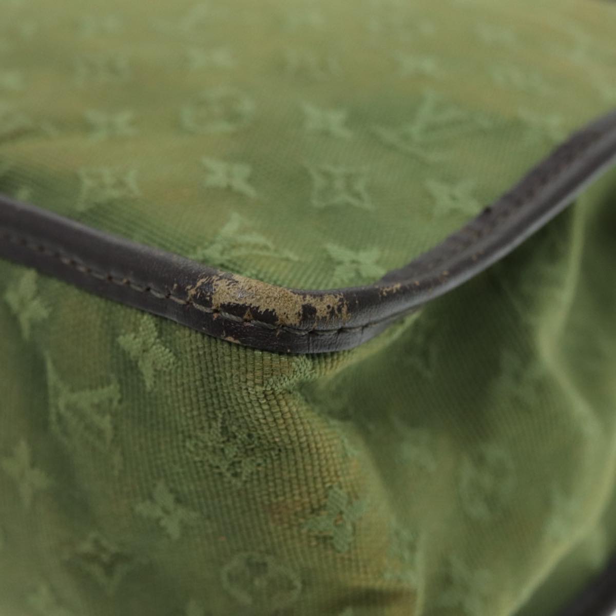 LOUIS VUITTON Monogram Mini Sac Catline Hand Bag TST Khaki M92327 LV th5235