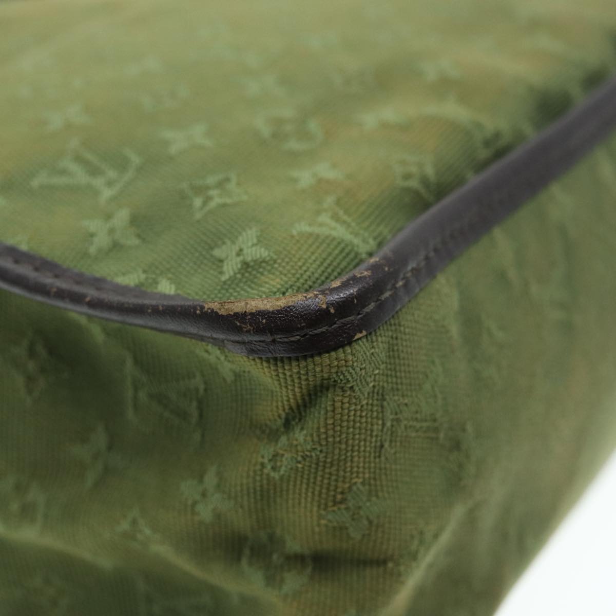 LOUIS VUITTON Monogram Mini Sac Catline Hand Bag TST Khaki M92327 LV th5235