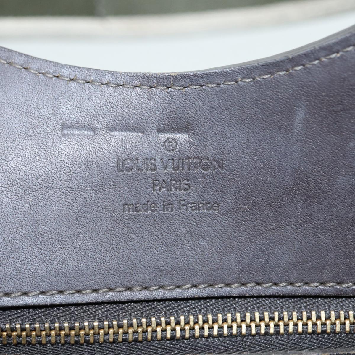 LOUIS VUITTON Monogram Mini Sac Catline Hand Bag TST Khaki M92327 LV th5235