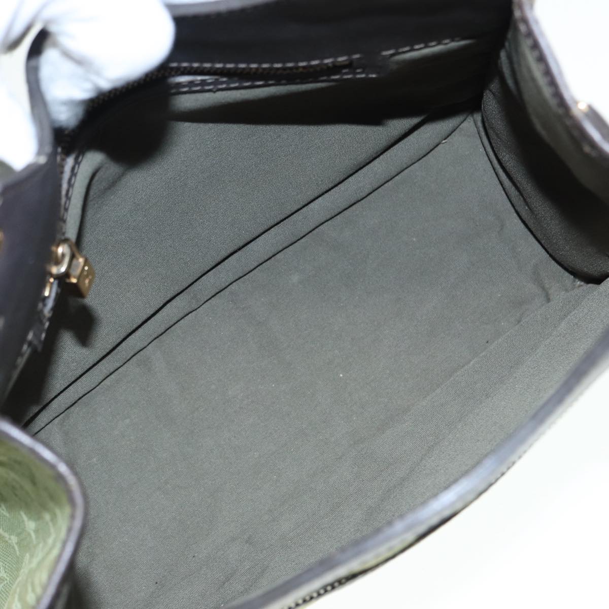 LOUIS VUITTON Monogram Mini Sac Catline Hand Bag TST Khaki M92327 LV th5235