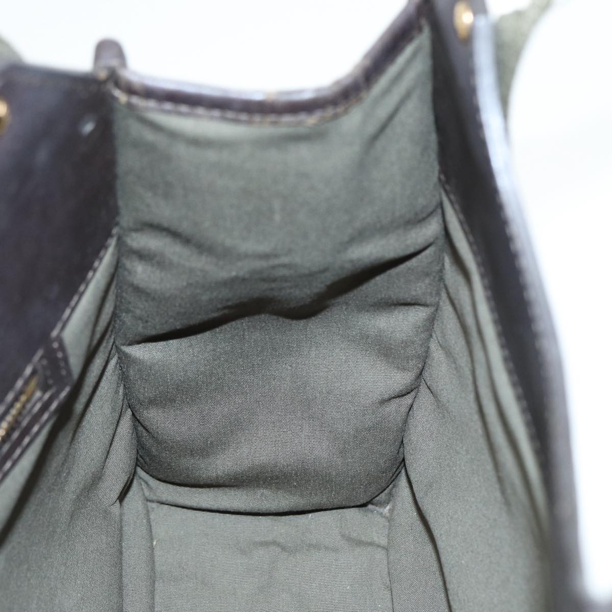 LOUIS VUITTON Monogram Mini Sac Catline Hand Bag TST Khaki M92327 LV th5235