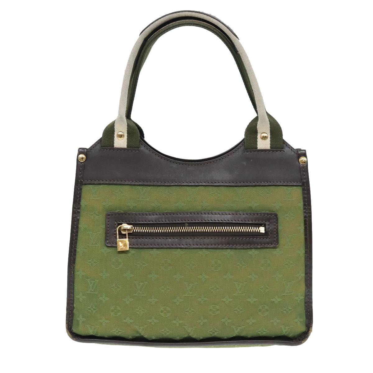 LOUIS VUITTON Monogram Mini Sac Catline Hand Bag TST Khaki M92327 LV th5235