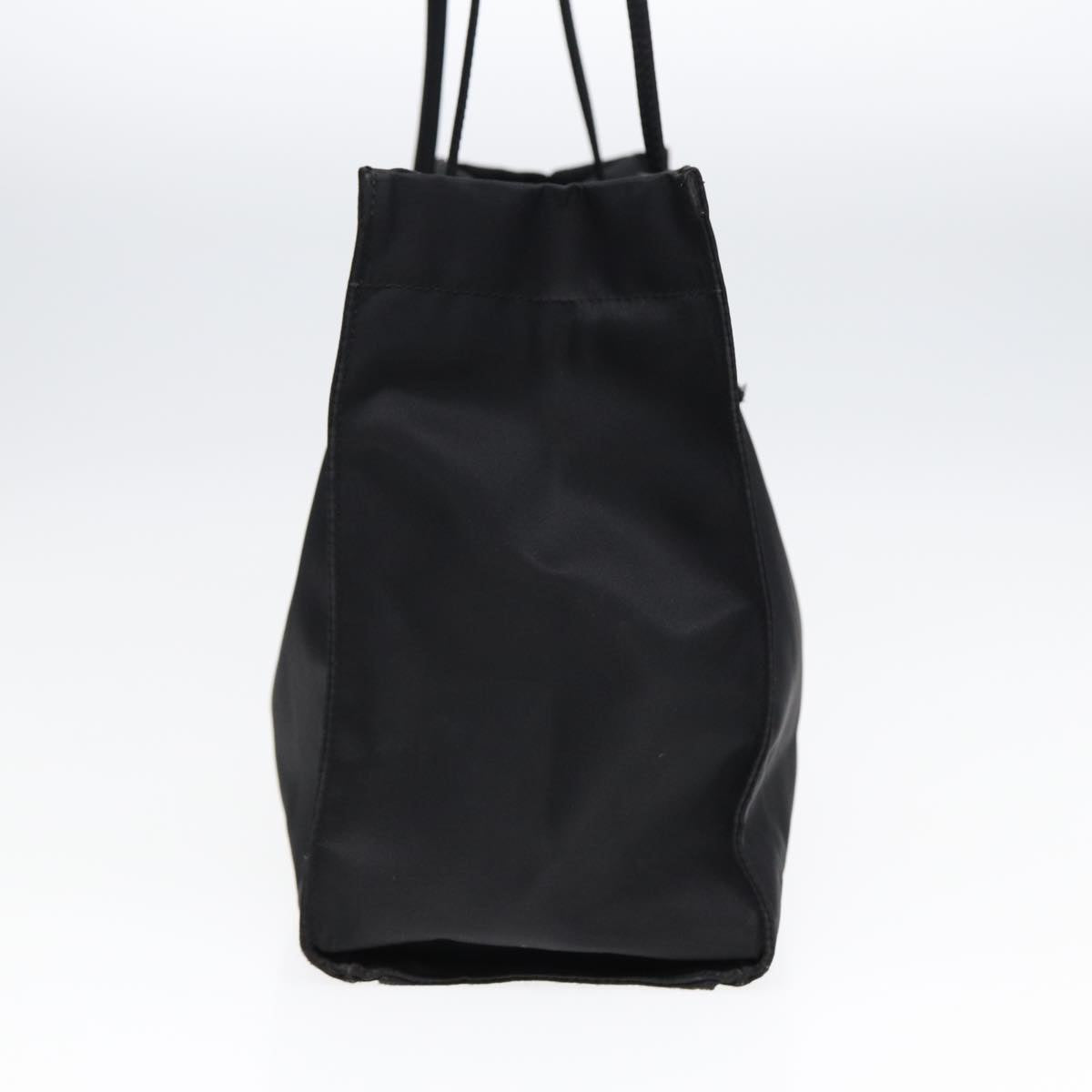 Luxury Fendi Tote Bag Nylon Black Silverth5238