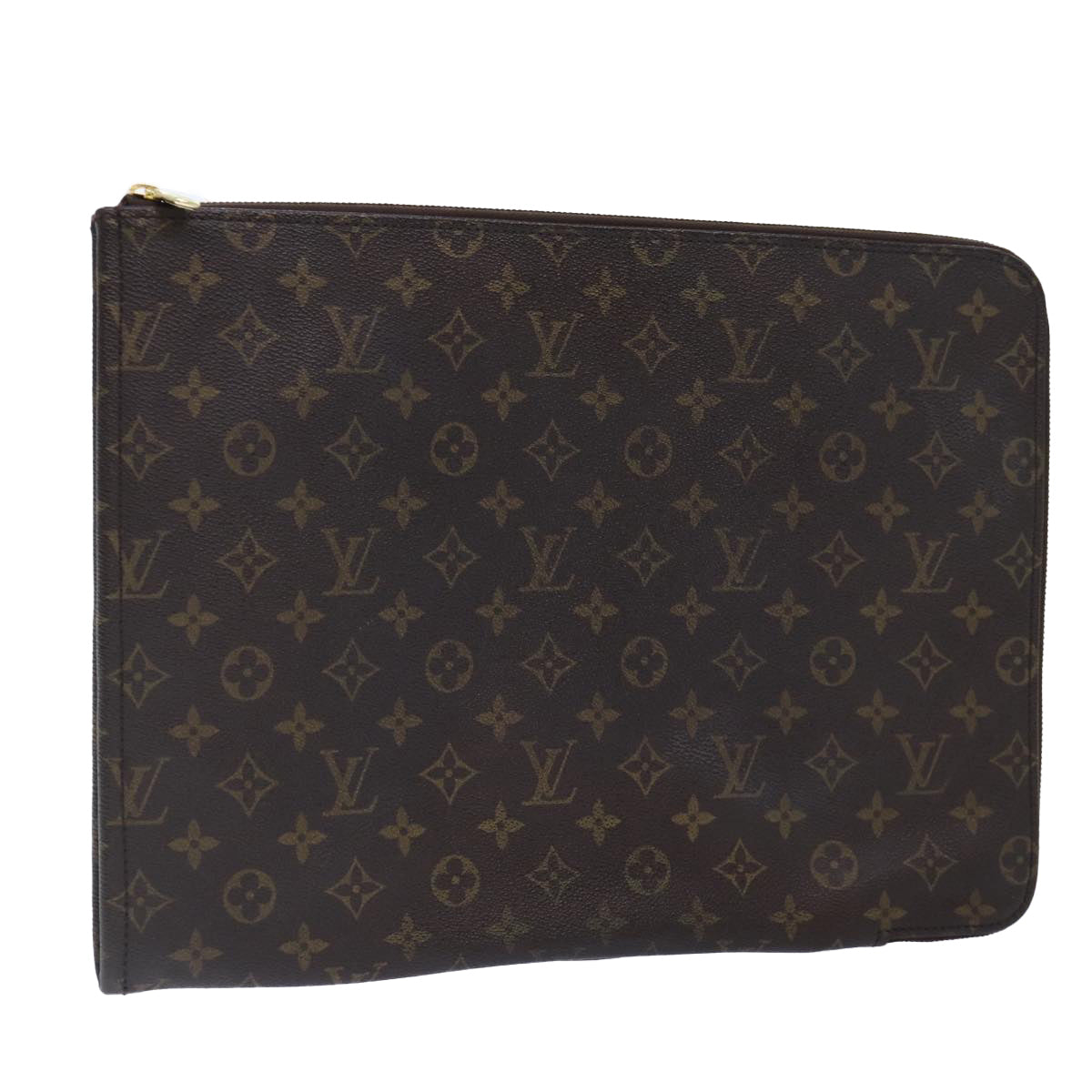 LOUIS VUITTON Monogram Posh Documents Clutch Bag M53456 LV th5250