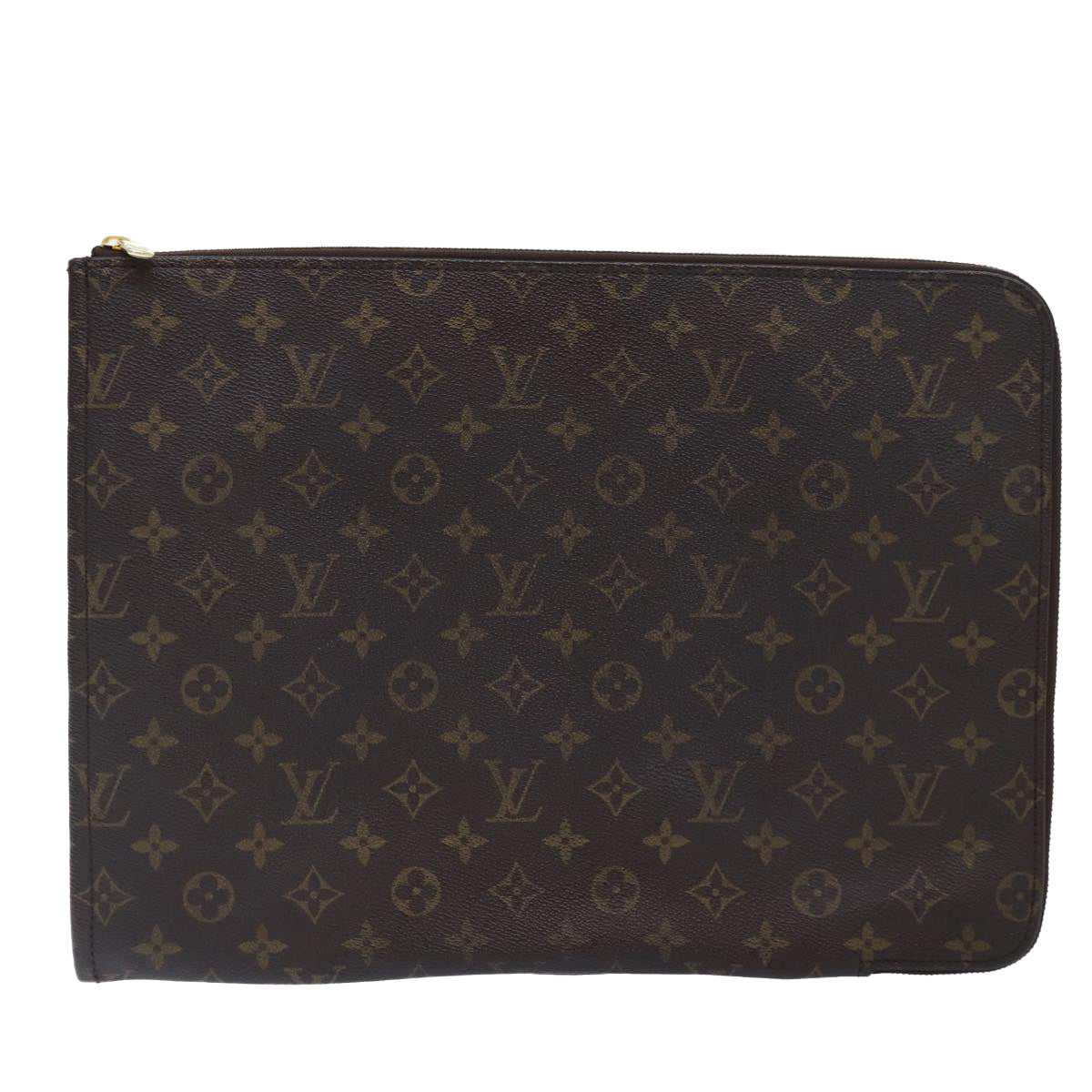 LOUIS VUITTON Monogram Posh Documents Clutch Bag M53456 LV th5250