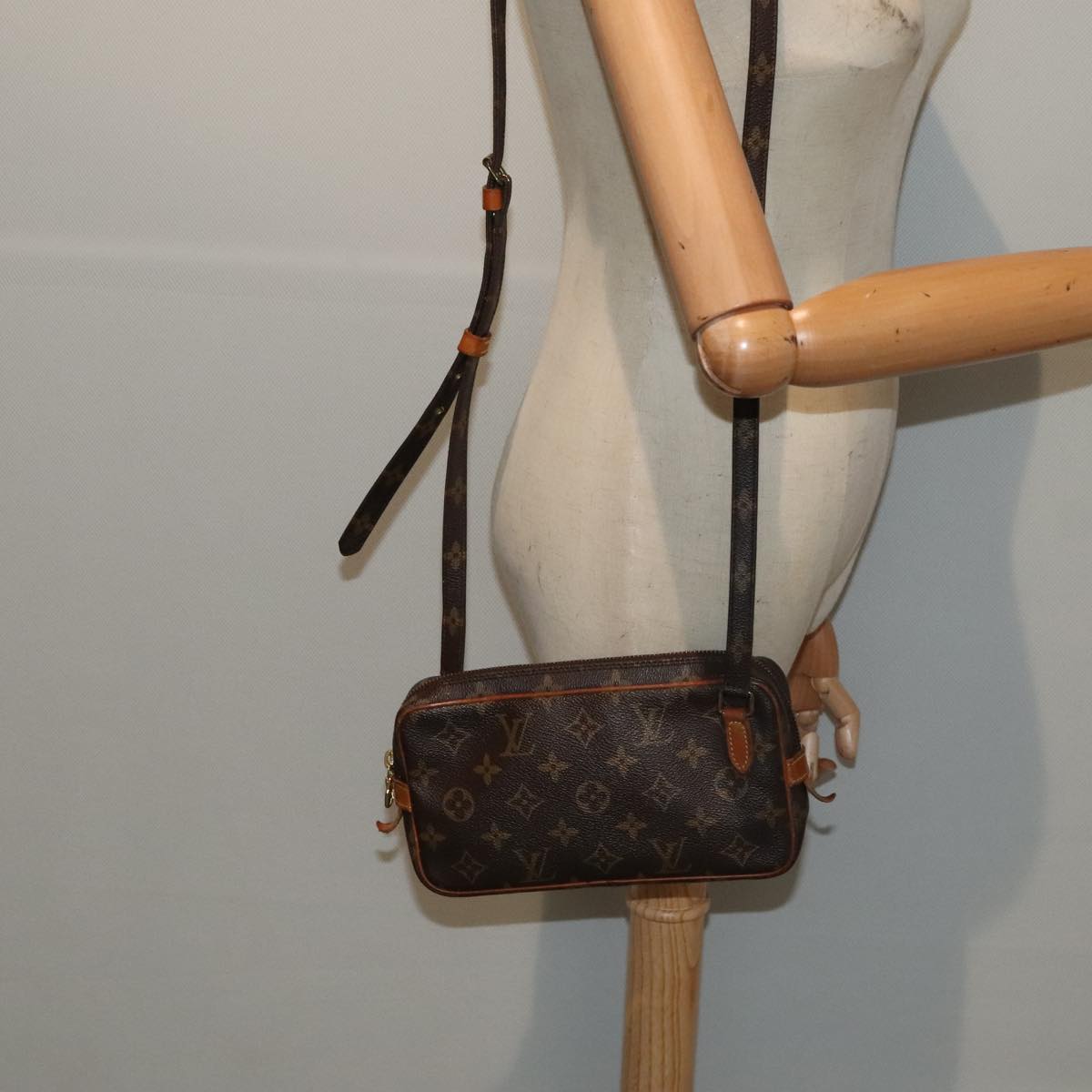 LOUIS VUITTON Monogram Marly Bandouliere Shoulder Bag M51828 LV th5262