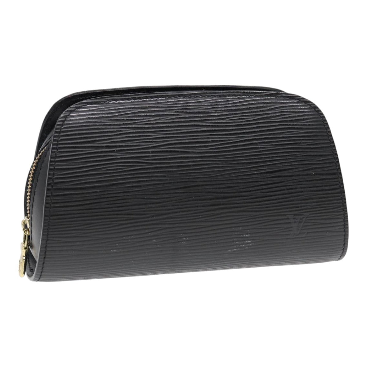 LOUIS VUITTON Epi Dauphine PM Pouch Black M48442 LV th5264