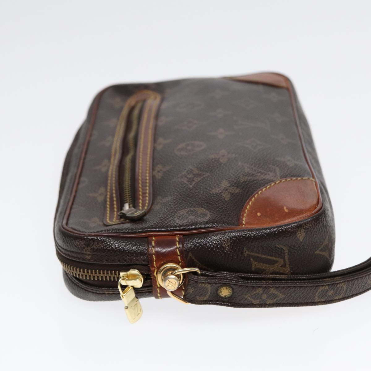 LOUIS VUITTON Monogram Marly Dragonne GM Clutch Bag M51825 LV th5265