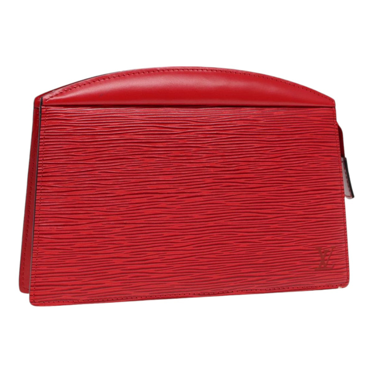 LOUIS VUITTON Epi Trousse Crete Clutch Bag Red M48407 LV th5268