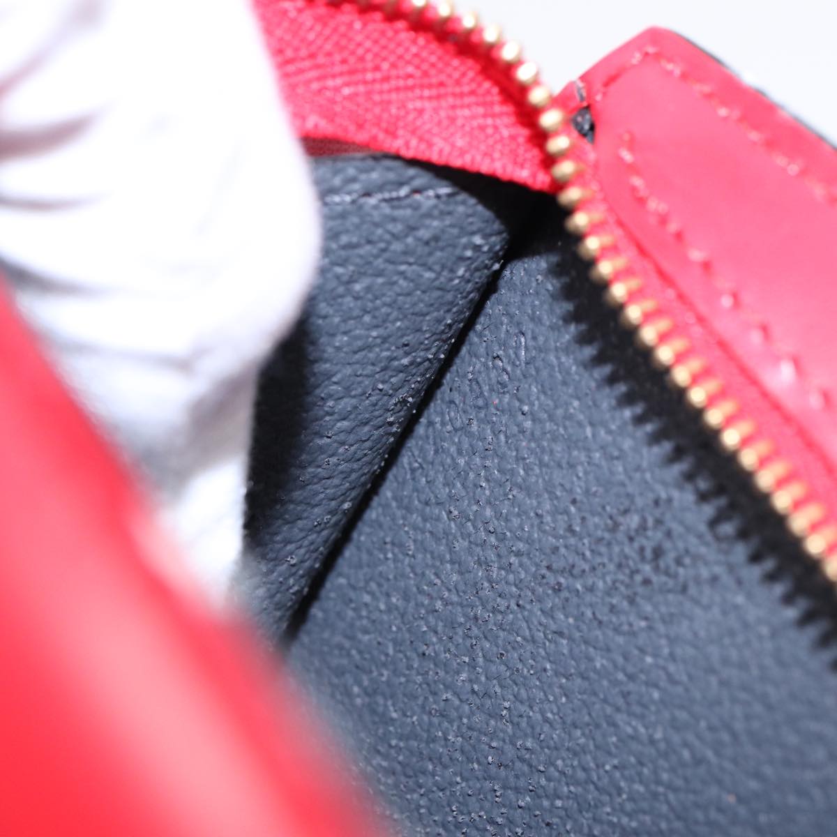 LOUIS VUITTON Epi Trousse Crete Clutch Bag Red M48407 LV th5268