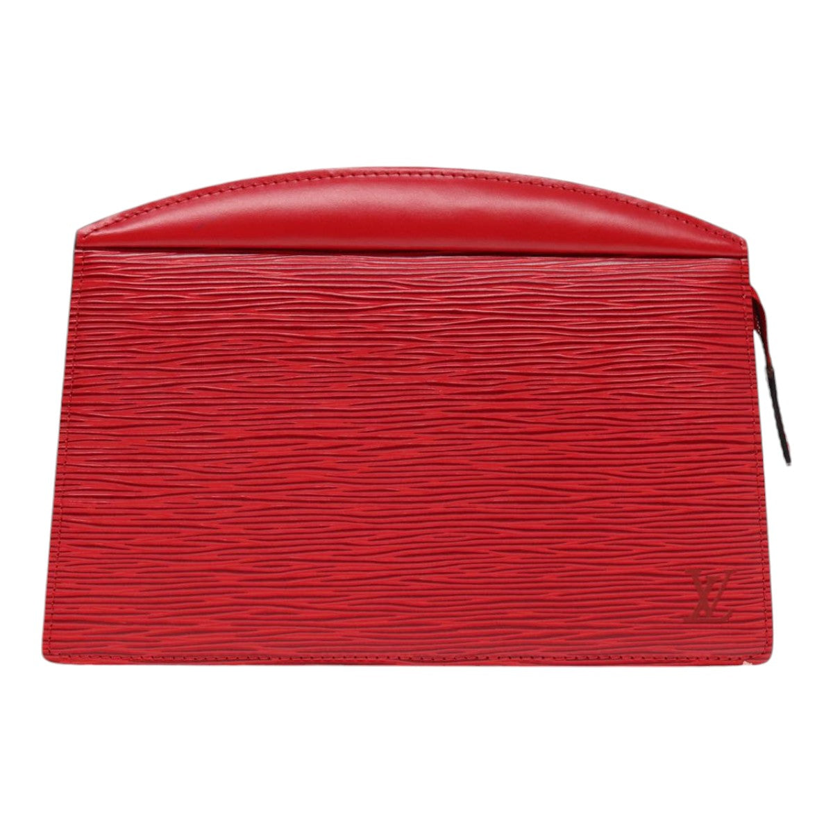 LOUIS VUITTON Epi Trousse Crete Clutch Bag Red M48407 LV th5268
