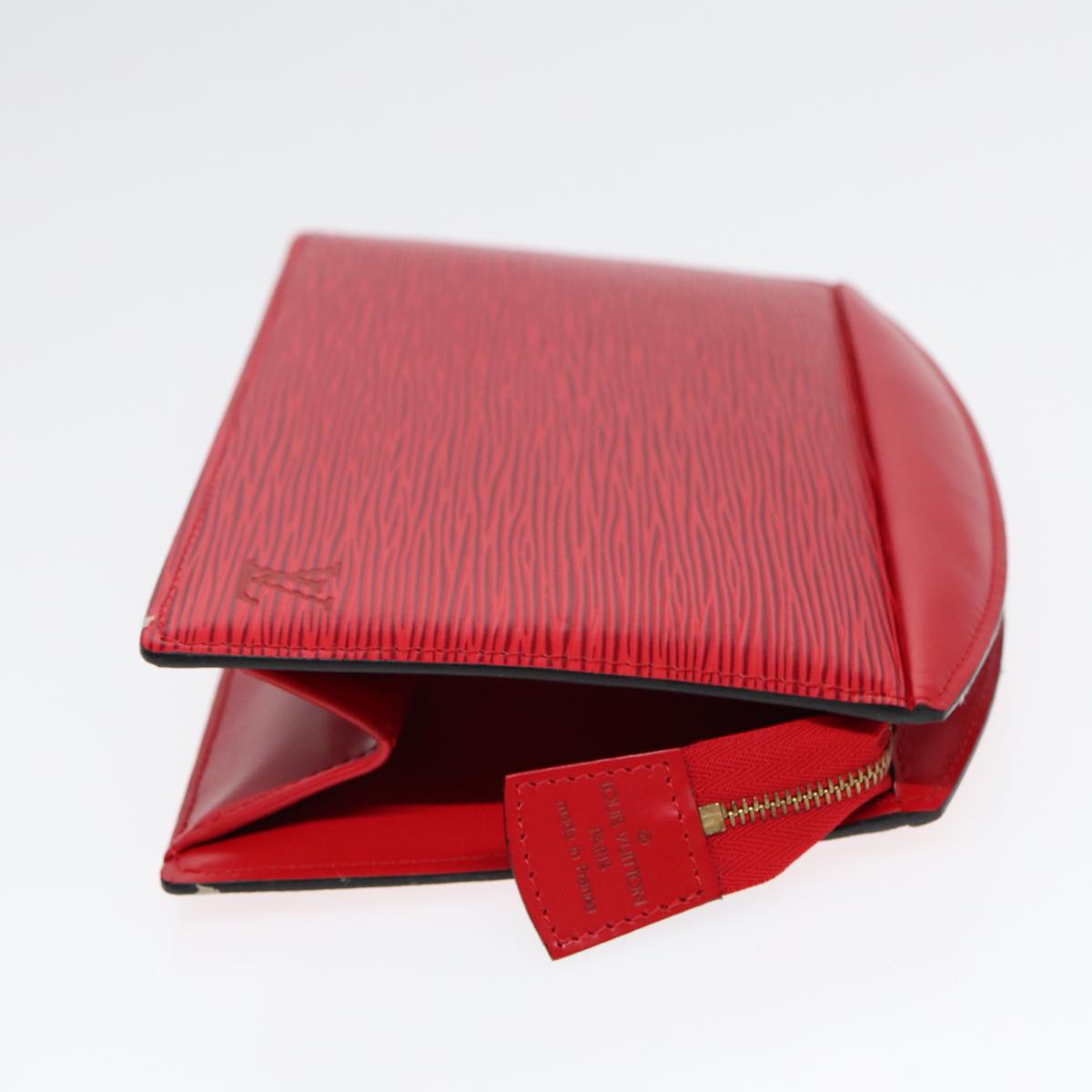 LOUIS VUITTON Epi Trousse Crete Clutch Bag Red M48407 LV th5268
