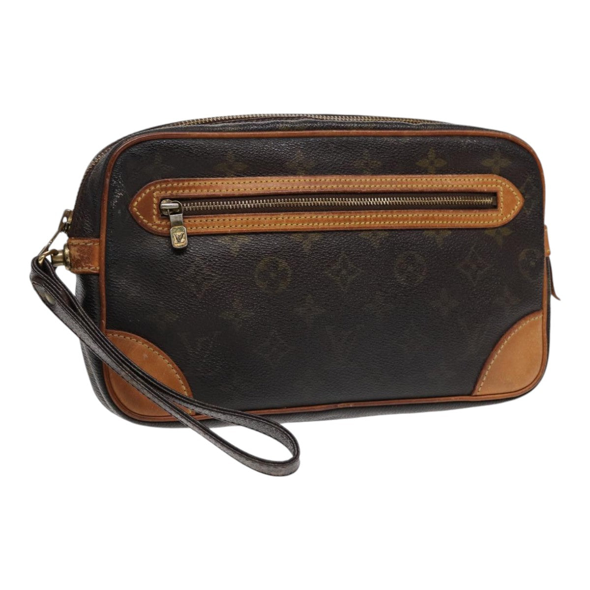 LOUIS VUITTON Monogram Marly Dragonne GM Clutch Bag M51825 LV th5269