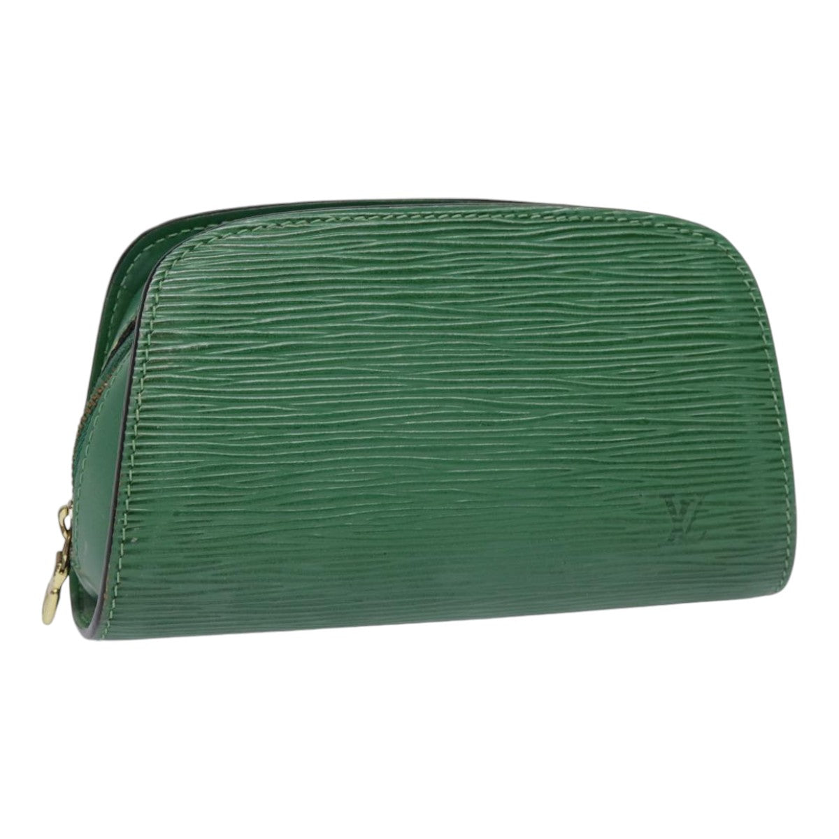 LOUIS VUITTON Epi Dauphine PM Cosmetic Pouch Green M48444 LV th5272