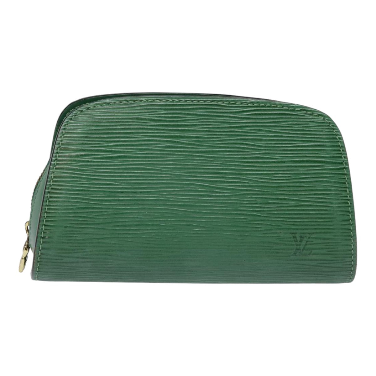 LOUIS VUITTON Epi Dauphine PM Cosmetic Pouch Green M48444 LV th5272