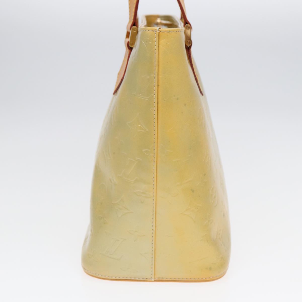 LOUIS VUITTON Monogram Vernis Houston Hand Bag Gris M91053 LV th5274