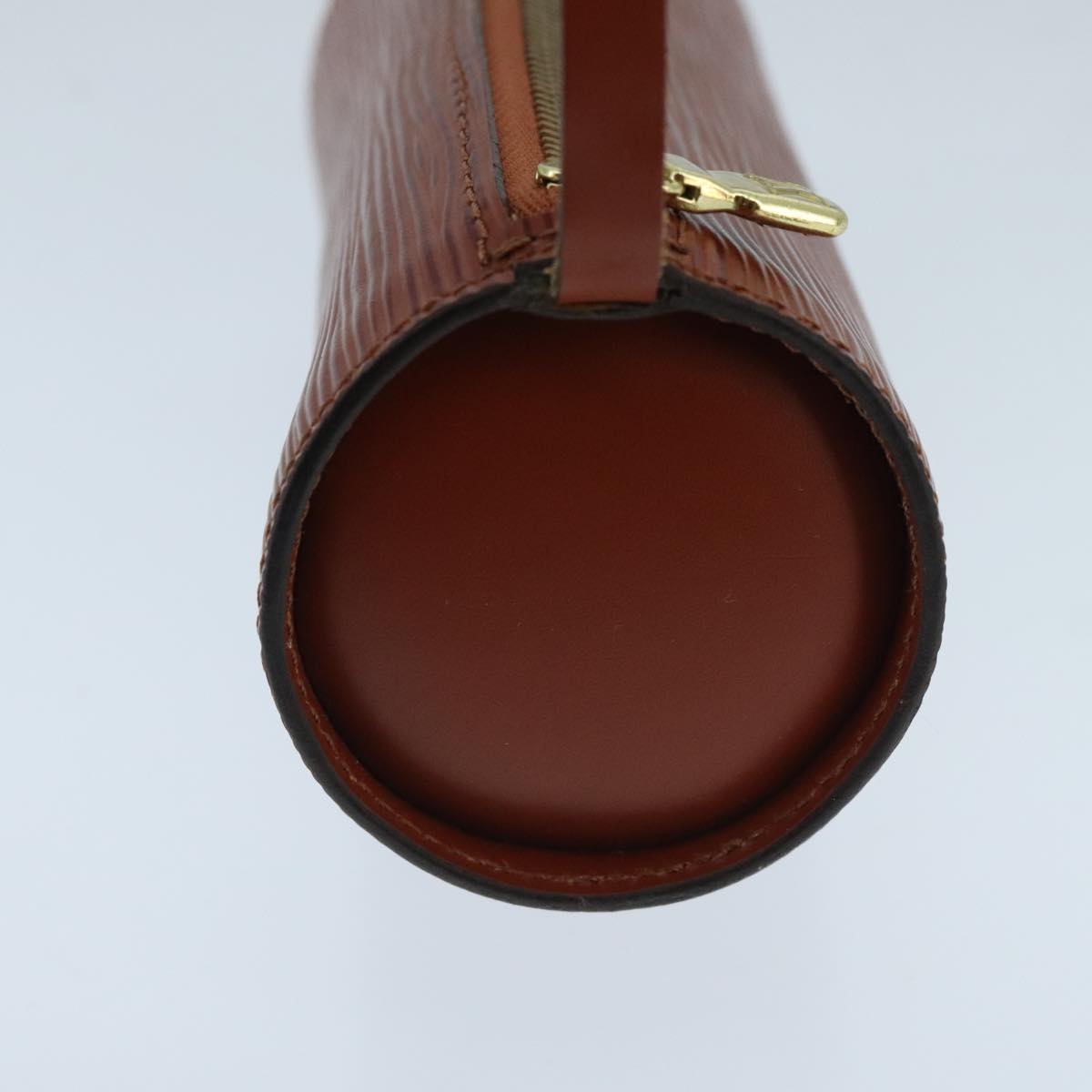 LOUIS VUITTON Epi Soufflot Pouch Brown LV th5313