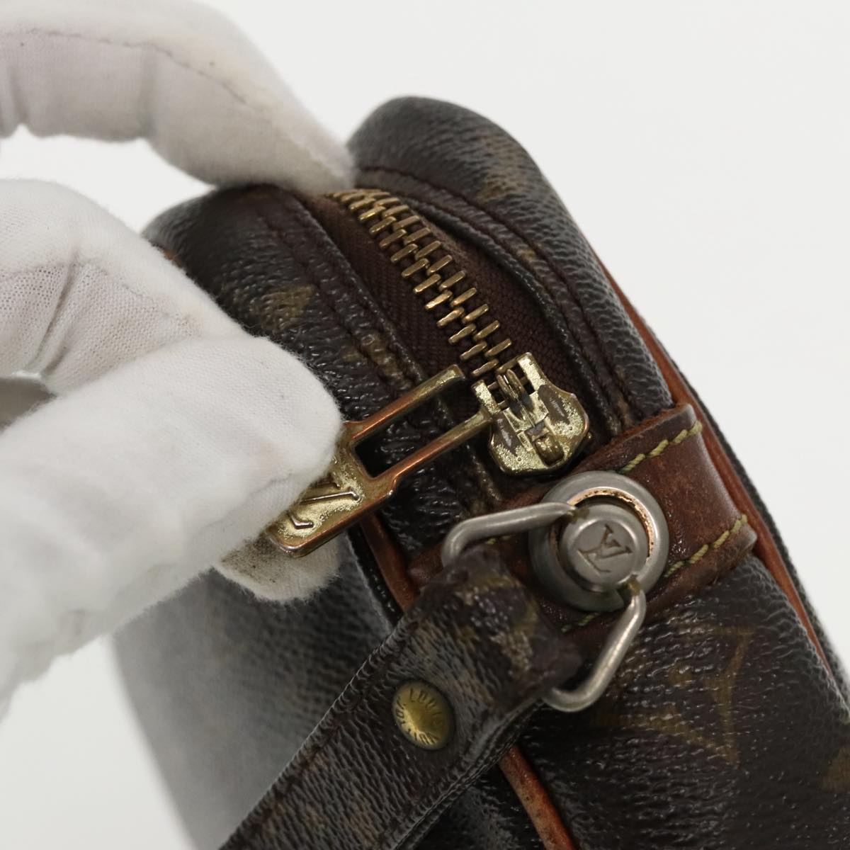 LOUIS VUITTON Monogram Marly Dragonne GM Clutch Bag M51825 LV th5359