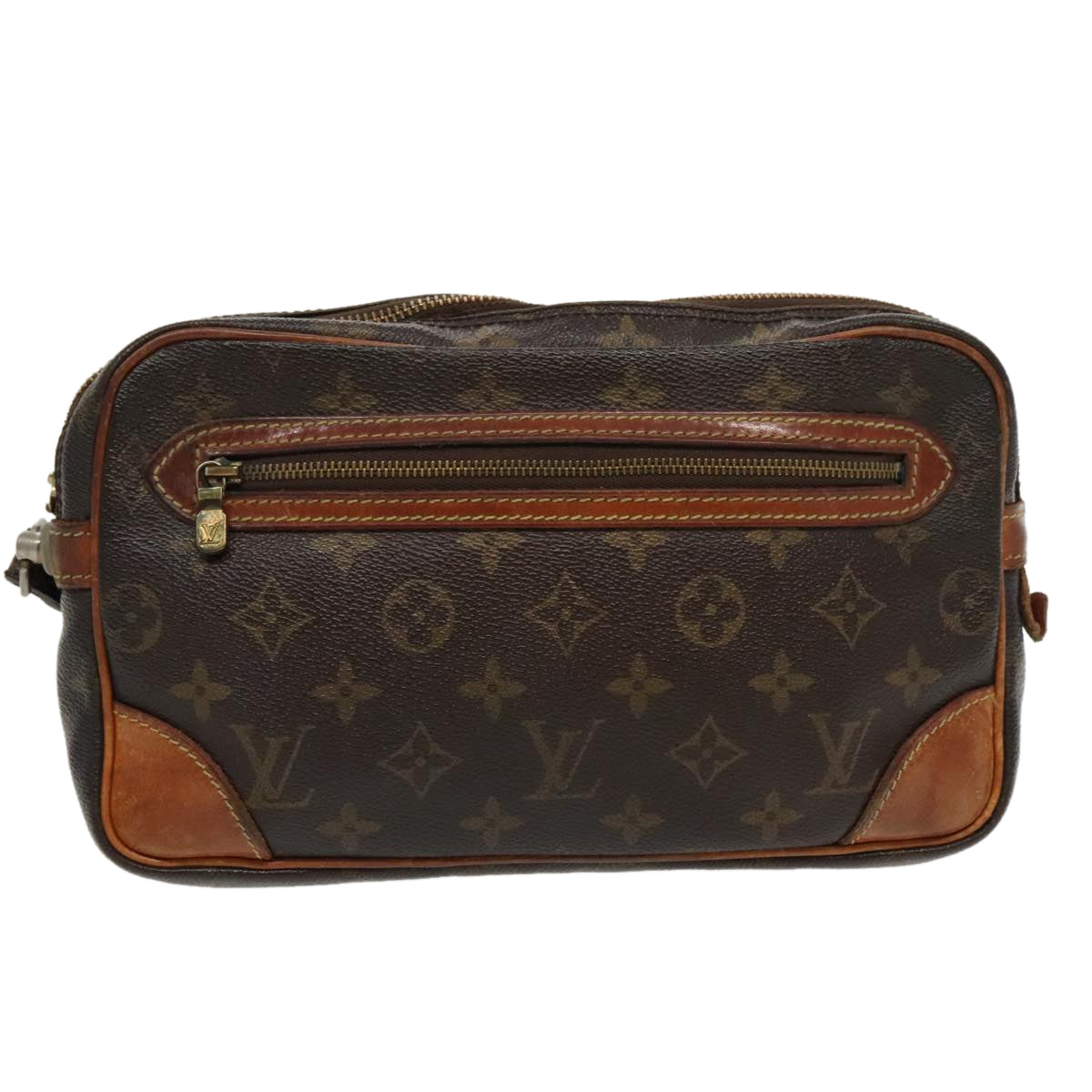 LOUIS VUITTON Monogram Marly Dragonne GM Clutch Bag M51825 LV th5359