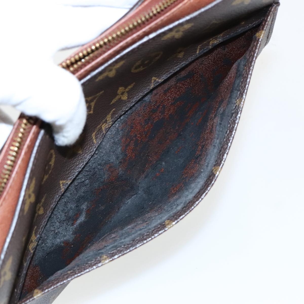 LOUIS VUITTON Monogram Orsay Clutch Bag M51790 LV th5375