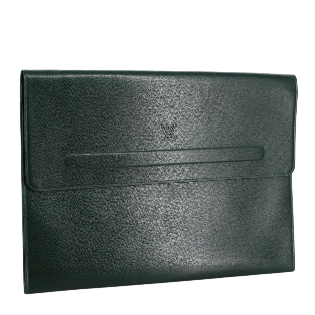 LOUIS VUITTON Taiga Leather Volga Briefcase Epicea M30204 LV th5410