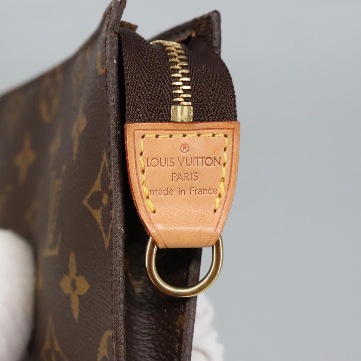 LOUIS VUITTON Monogram Bucket PM Accessory Pouch LV th5420