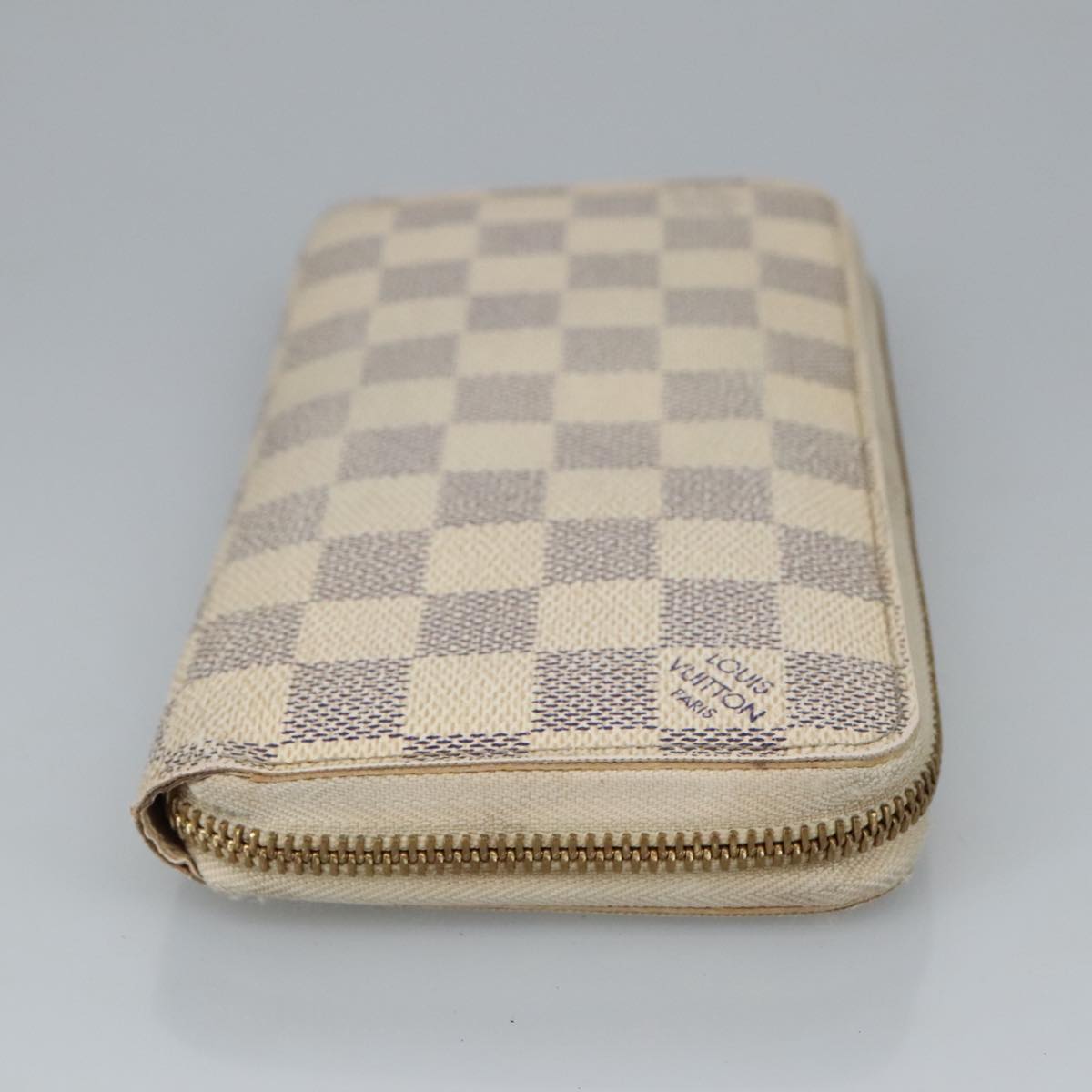 LOUIS VUITTON Damier Azur Zippy Wallet Long Wallet N60019 LV th5424