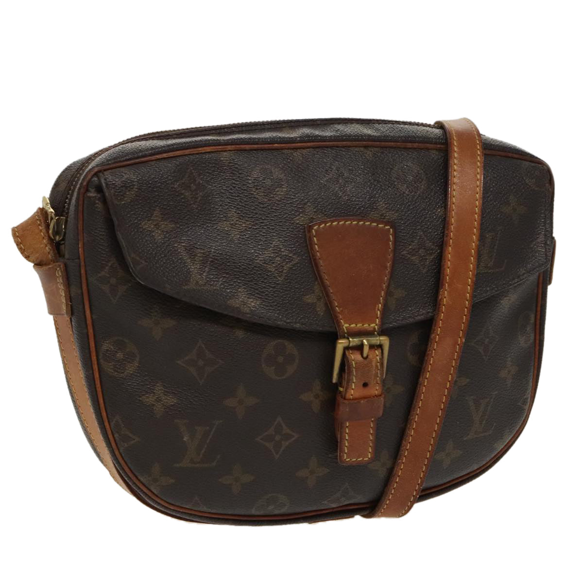 LOUIS VUITTON Monogram Jeune Fille MM Shoulder Bag M51226 LV th5449